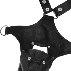 FETISH SUBMISSIVE ATTITUDE - M?SKIE UPRZ?? DO JOCK STRAP Z EKO-SKÓRY