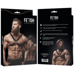 FETISH SUBMISSIVE ATTITUDE - M?SKA UPRZ?? Z EKO-SKÓRY NA PIERSIACH