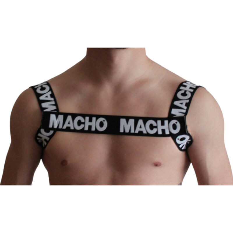 MACHO - PODWOJNA SZELKA CZARNA