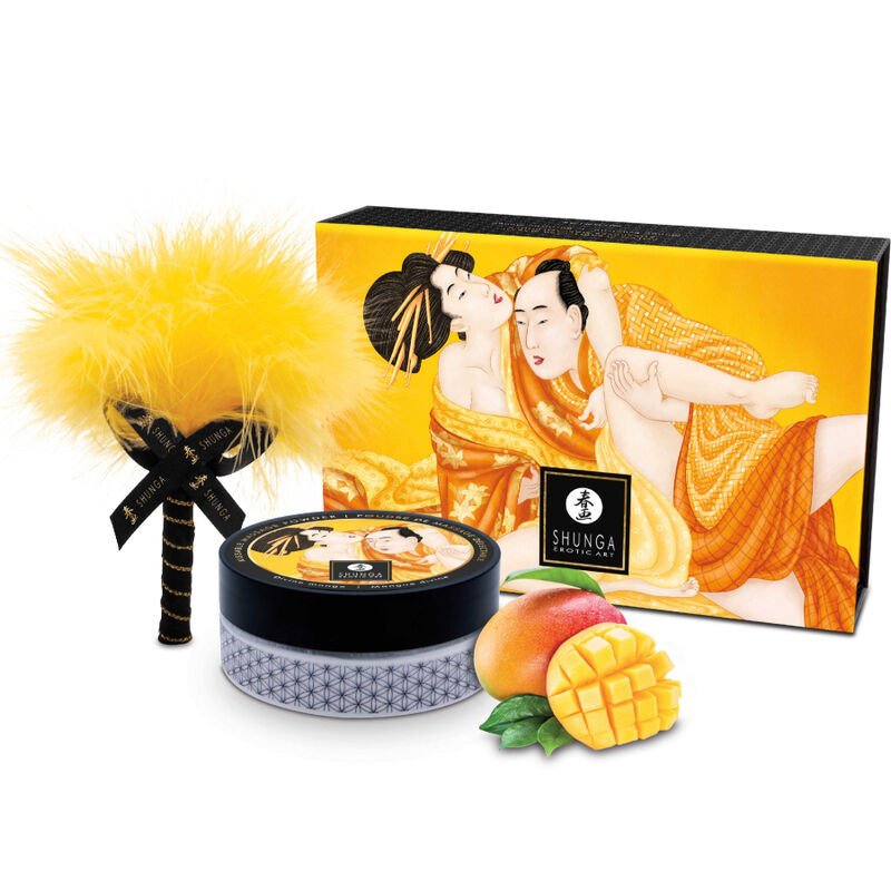 SHUNGA - ZESTAW JADALNYCH PROSZKOW DO MASAZU MANGO