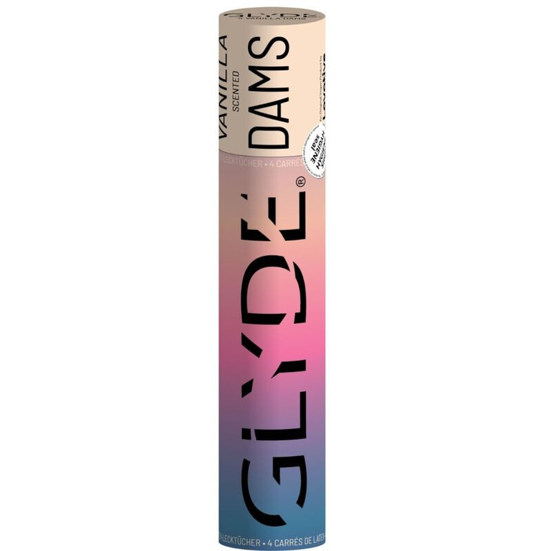 SHEER GLYDE - DAMS LAMINAS LATEX SEKS ORALNY WANILIOWY