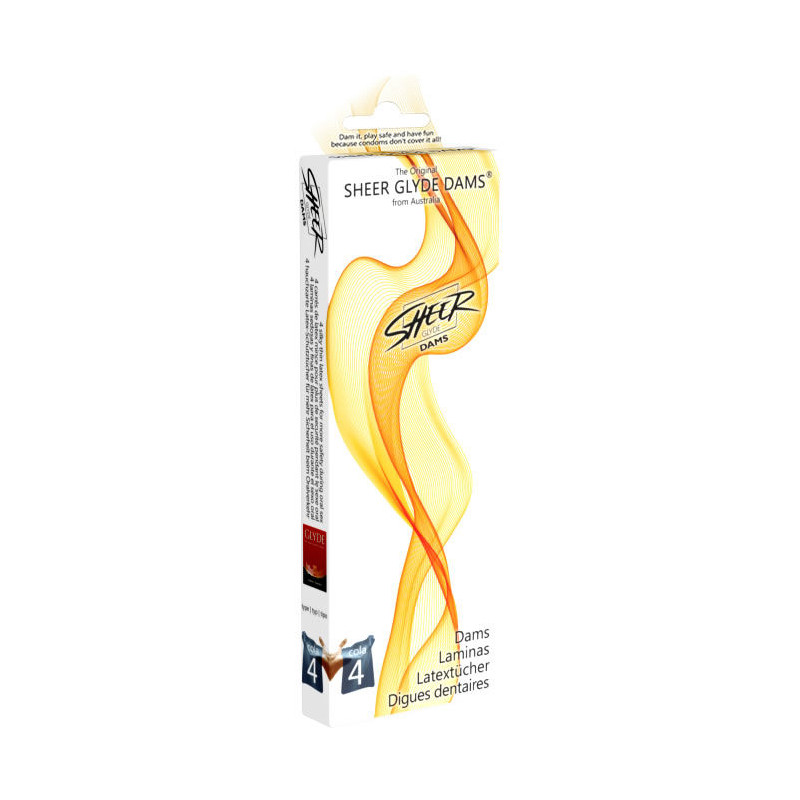 SHEER GLYDE - DAMS LAMINAS LÁTEX SEXO ORAL CAUDA