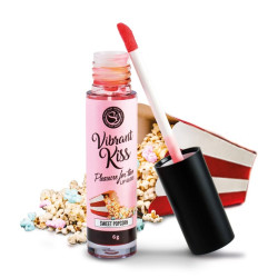 SECRETPLAY - BLYSZCZYK WIBRACY POCALUNEK SLODKI POPCORN