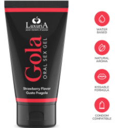 INTIMATELINE LUXURIA - ZEL DO SEKSU DOUSTNEGO O SMAKU TRUSKAWKOWYM 50 ML