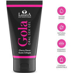 INTIMATELINE LUXURIA - ZEL DO SEKSU DOUSTNEGO O SMAKU WISNIOWYM 50 ML