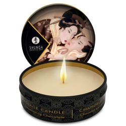 SHUNGA - MINI CARESS CZEKOLADOWA SWIECA DO MASAZU W SWIECE 30 ML