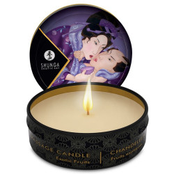 SHUNGA - MINI CARESS SWIECA DO MASAZU EGZOTYCZNE OWOCE 30 ML