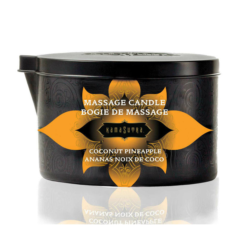 KAMASUTRA - KOKOSNUSS-ANANAS-MASSAGEKERZE 170GR