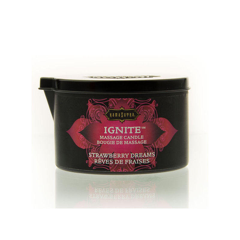 KAMASUTRA - STRAWBERRY DREAMS MASSAGE CANDLE 170 GR