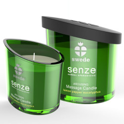 SWEDE - POBUDZAJACA SENZE SWIECA DO MASAZU - CYTRYNA, PIEPRZ, EUKALIPTUS