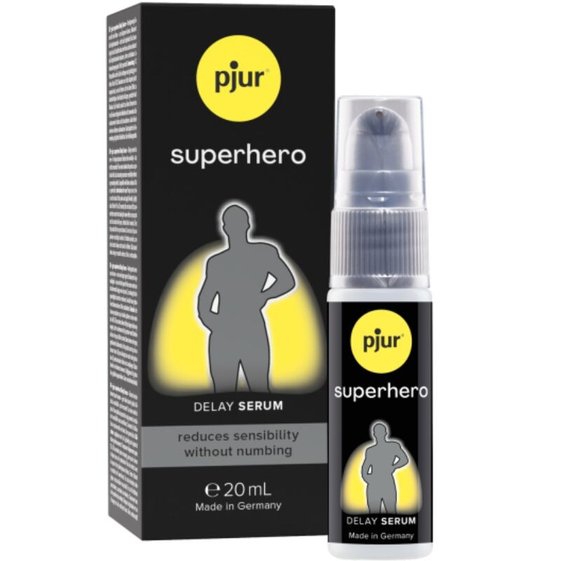 PJUR - SUPERHERO KONZENTRIERTES VERZÖGERUNGSSERUM 20ML PJUR - SUPERHERO KONZENTRIERTES VERZÖGERUNGSSERUM 20ML