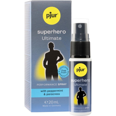 PJUR - SUPERHERO ULTIMATE SPRAY OGRANICZAJĄCY SZYBKOŚĆ 20 ML