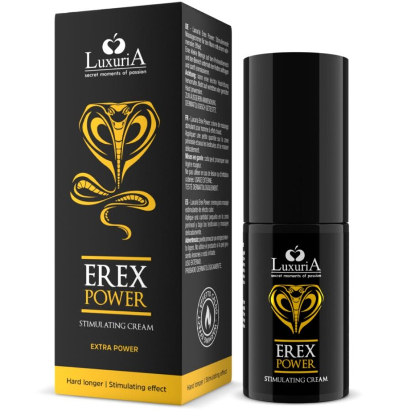 INTIMATELINE LUXURIA - EREX POWER CREMA DE ERECCION 30 ML INTIMATELINE LUXURIA - EREX POWER CREMA DE ERECCION 30 ML