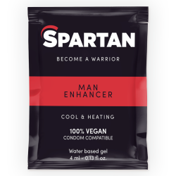 SPARTAN - ZEL WZMACNIAJACY MEZCZYZN EFEKT GORACO-ZIMNO 100% WEGANSKI 4ML