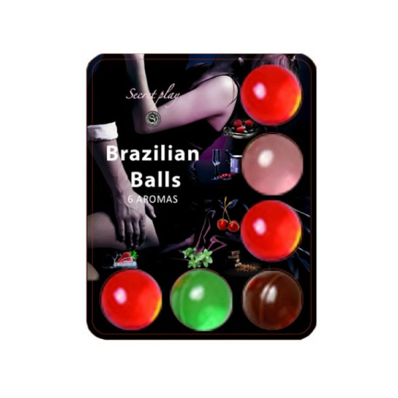 SECRETPLAY - BRAZILLIAN BALLS LUBRYKANT GORACE KULKI 6 SZT.