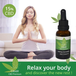 500 COSMETICS - CIBIDIL OLEJEK CBD RELAKSUJĄCY 15% 30 ML