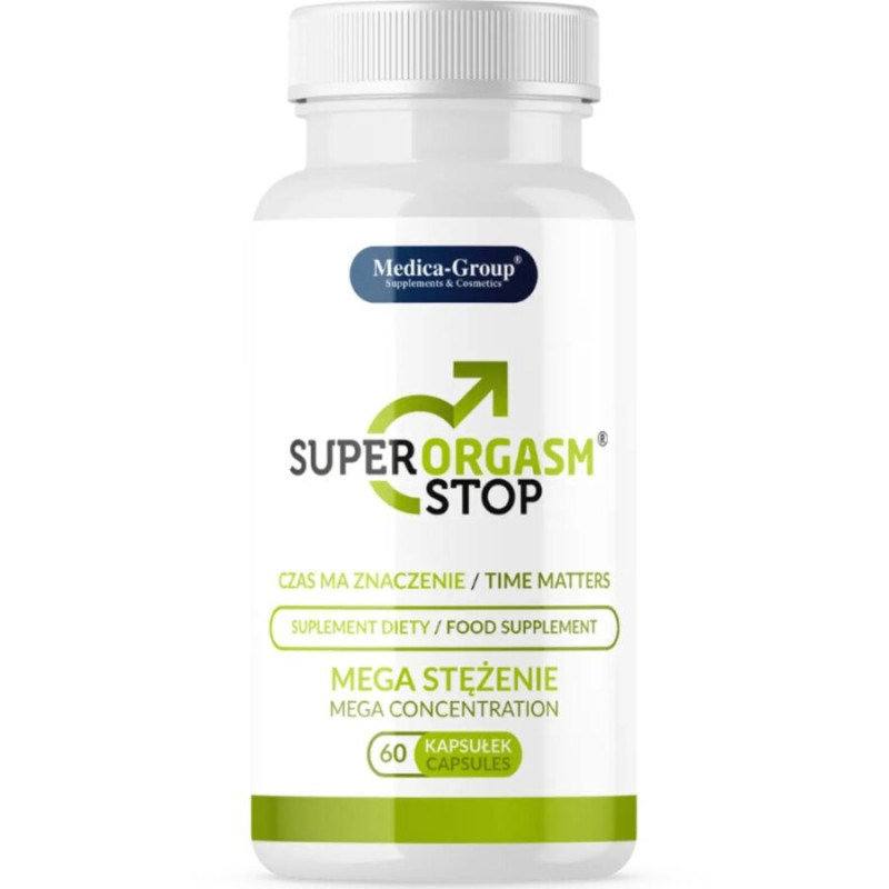 MEDICA GROUP - SUPER ORGAZM STOP OPÓŹNIONY DLA MĘŻCZYZN 60 KAPSUŁEK