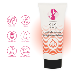 KIKÍ TRAVEL - LUBRYKANT Z KONOPI HOT EFFECT 50 ML