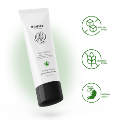 BRUMA - ZEL POSLIZAJACY OLEJ Z NASION SATIVA ROZGRZEWAJACY AROMAT KONOPI 100 ML