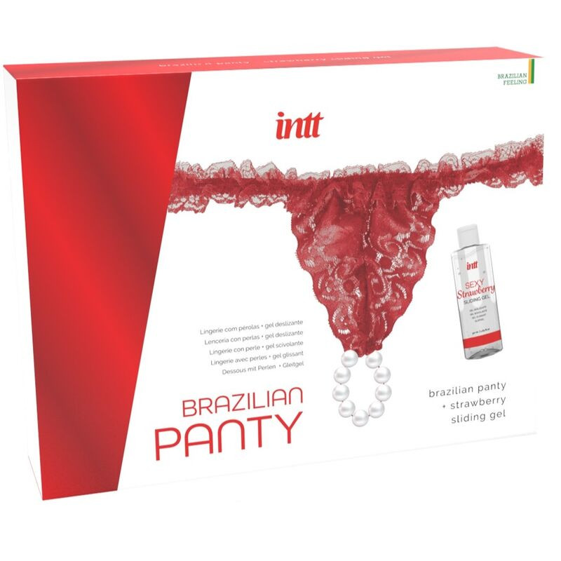 INTT RELEASES - BRAZYLIJSKIE CZERWONE MAJTKI Z PERLAMI I ZELEM SMARujAcym 50 ML