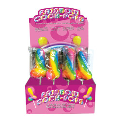 PRIDE - SPENCER & FLEEWOOD RAINBOW COCK LGBT LOLLIPOP
