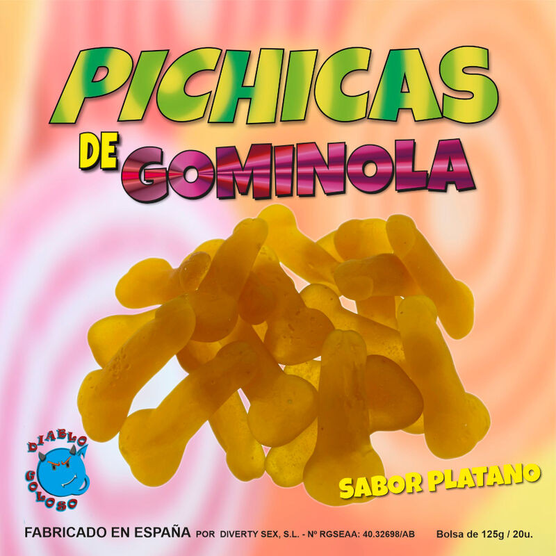 DIABLO GOLOSO - BANANA GUMMY SLICES DIABLO GOLOSO - BANANA GUMMY SLICES