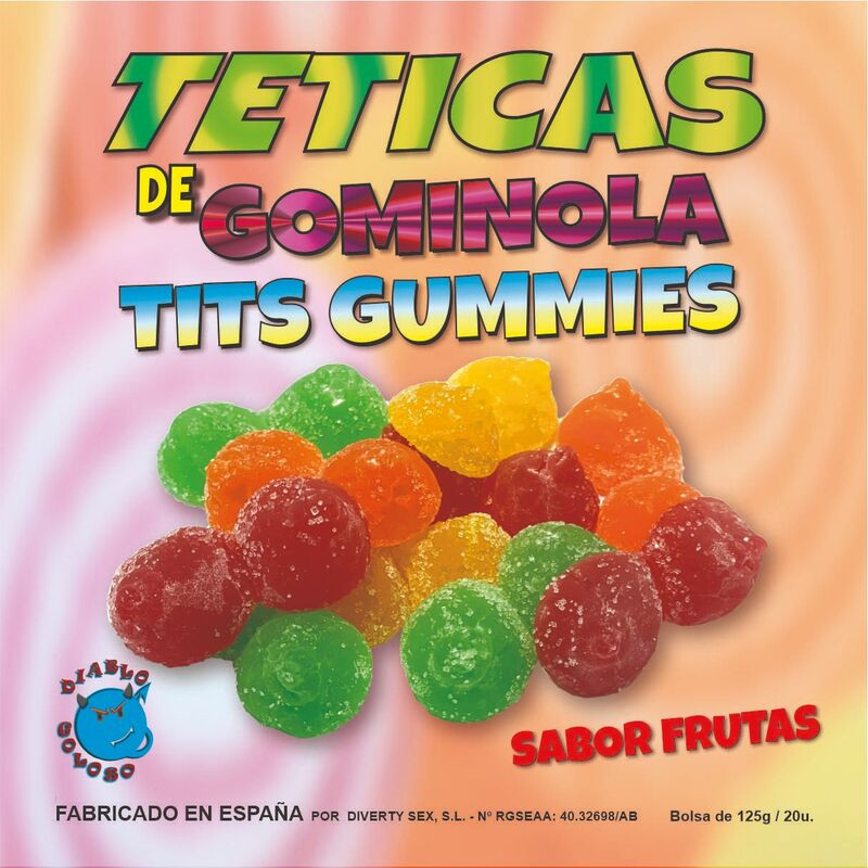 DIABLO GOLOSO - ASSORTED SUGAR GUMMY TEATS DIABLO GOLOSO - ASSORTED SUGAR GUMMY TEATS
