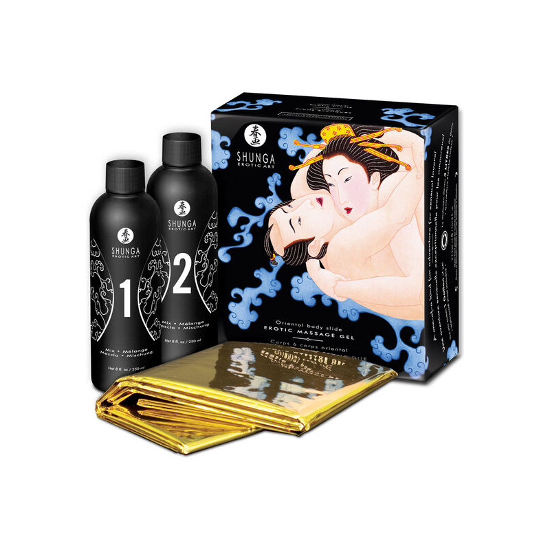 SHUNGA - ORIENTAL BODY TO BODY EROTIC MASSAGE GEL WITH EXOTIC FRUITS
