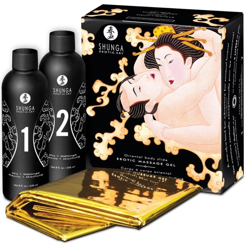 SHUNGA - ORIENTALNY MELON MANGO EROTYCZNY ZEL DO MASAZU CIALA