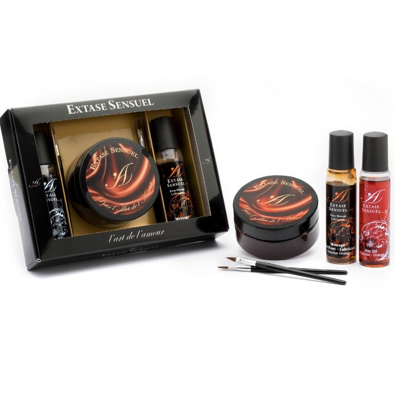 EXTASE SENSUAL - KIT COFFRE EN CHOCOLAT APHRODISIAQUE EXTASE SENSUAL - KIT COFFRE EN CHOCOLAT APHRODISIAQUE