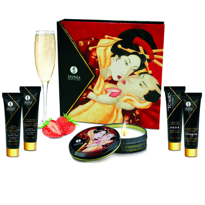 SHUNGA - SECRET GEISHA STRAWBERRIES AND CAVA KIT