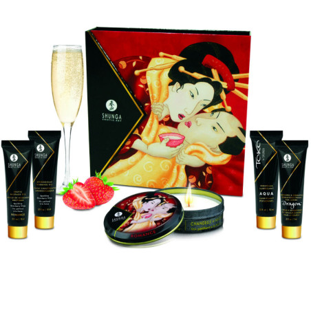 SHUNGA - ZESTAW SECRET GEJSZA TRUSKAWKI I CAVA
