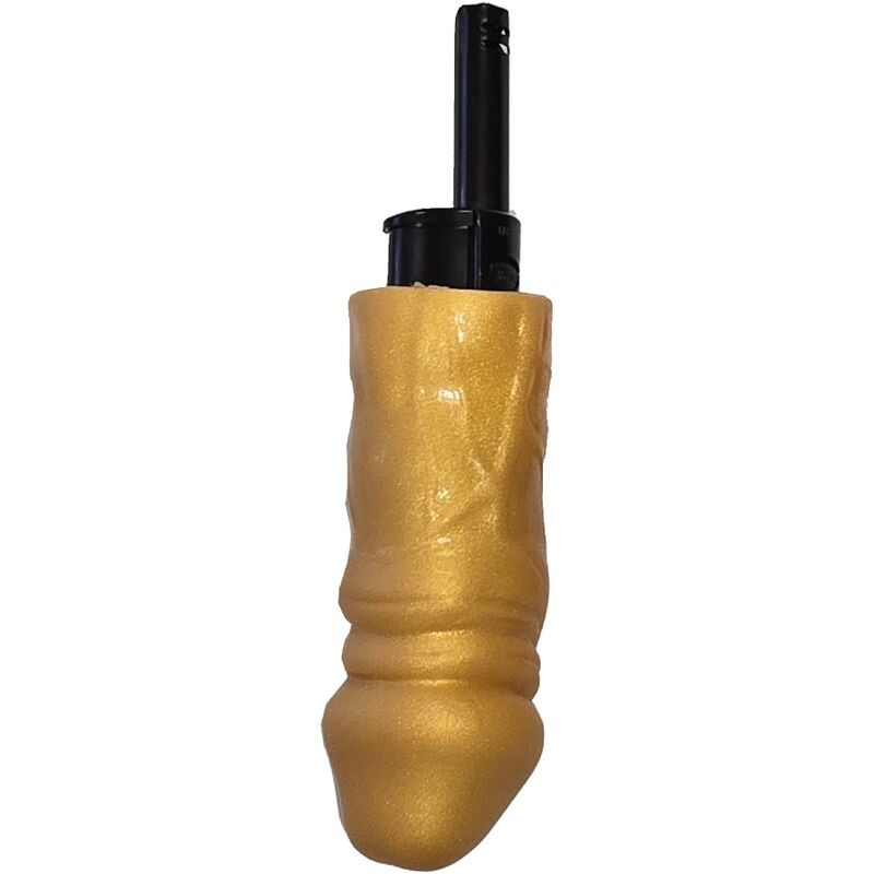 DIABLO PICANTE - GOLDEN PENIS BARBECUE LIGHTER DIABLO PICANTE - GOLDEN PENIS BARBECUE LIGHTER