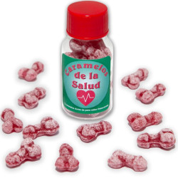 DIABLO PICANTE - 12 ZDROWOTNYCH CUKIERKÓW W KSZTA?CIE PENISA TRUSKAWKA/WI?NIA