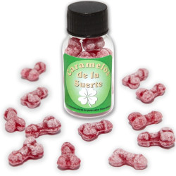 DIABLO PICANTE - 12 SZCZ??LIWYCH CUKIERKÓW W KSZTA?CIE PENISA TRUSKAWKA/WI?NIA