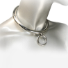 METAL HARD - NASZYJNIK BDSM Z PIERSCIONEM 10CM
