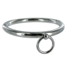 METAL HARD - NASZYJNIK BDSM Z PIERSCIONEM 18CM