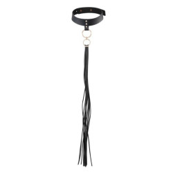 BIJOUX INDISCRETS MAZE - CHOKER Z FREDZLAMI CZARNY