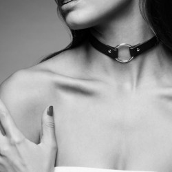 BIJOUX INDISCRETS MAZE - CZARNY NASZYJNIK Z CHOKEREM