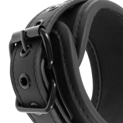 FETISH SUBMISSIVE - ZESTAW KAJDANKOW I KRAWATOW Z NOPRENOWA PODSZEWKA