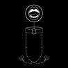 FETISH SUBMISSIVE - GAG RING WITH NIPPLE CLAMPS