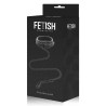 FETISH SUBMISSIVE - NASZYJNIK Z LANCUCHEM NA PODSZEWCE NOPRENU