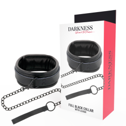 DARKNESS - CZARNY NASZYJNIK Z LANCUCHEM