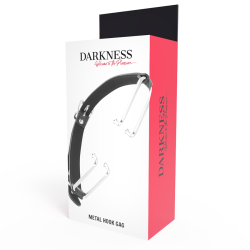 DARKNESS - GAG Z CZARNYM HAKIEM