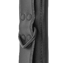 DARKNESS - MANETTE REGOLABILI ALLA CAVIGLIA IN PELLE NERA