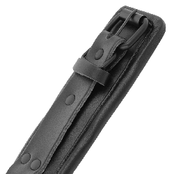 DARKNESS - MANETTE REGOLABILI ALLA CAVIGLIA IN PELLE NERA