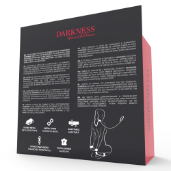 DARKNESS - CZARNE SKORZANE KANDJUTY I KOLNIERZ