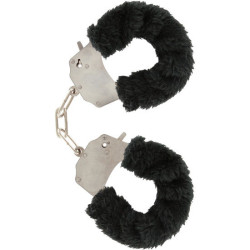 TOYJOY - FURRY FUN MANKIETKI BONDAGE CZARNE