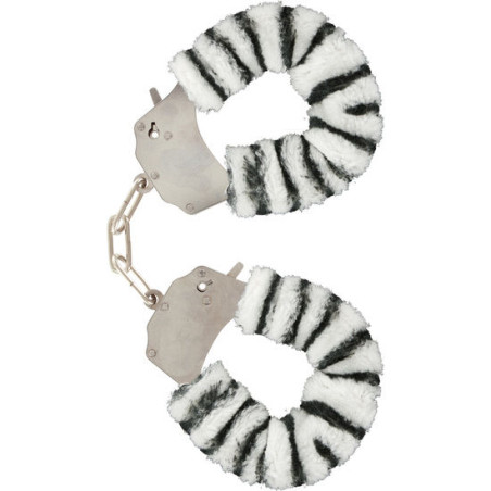 TOYJOY - FURRY FUN MANKIETKI BONDAGE ZEBRA