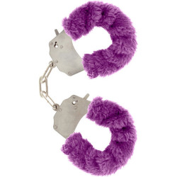 TOYJOY - FURRY FUN MANKIETKI BONDAGE FIOLETOWE